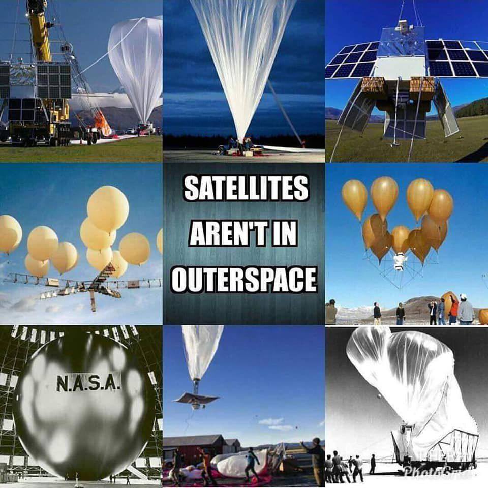 Satellites in space do not exist