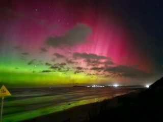 Aurora is the glory from God's throne