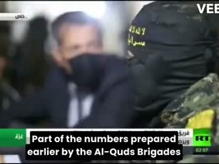 Hamas actor holds Freemason hand sign