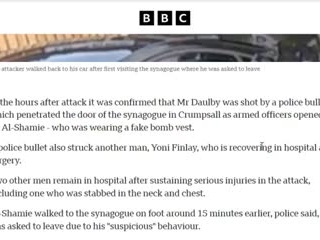 Fake terrorist with a fake bomb