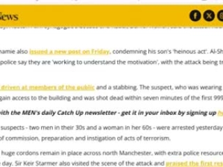 Fake storm troopers for the TV cameras