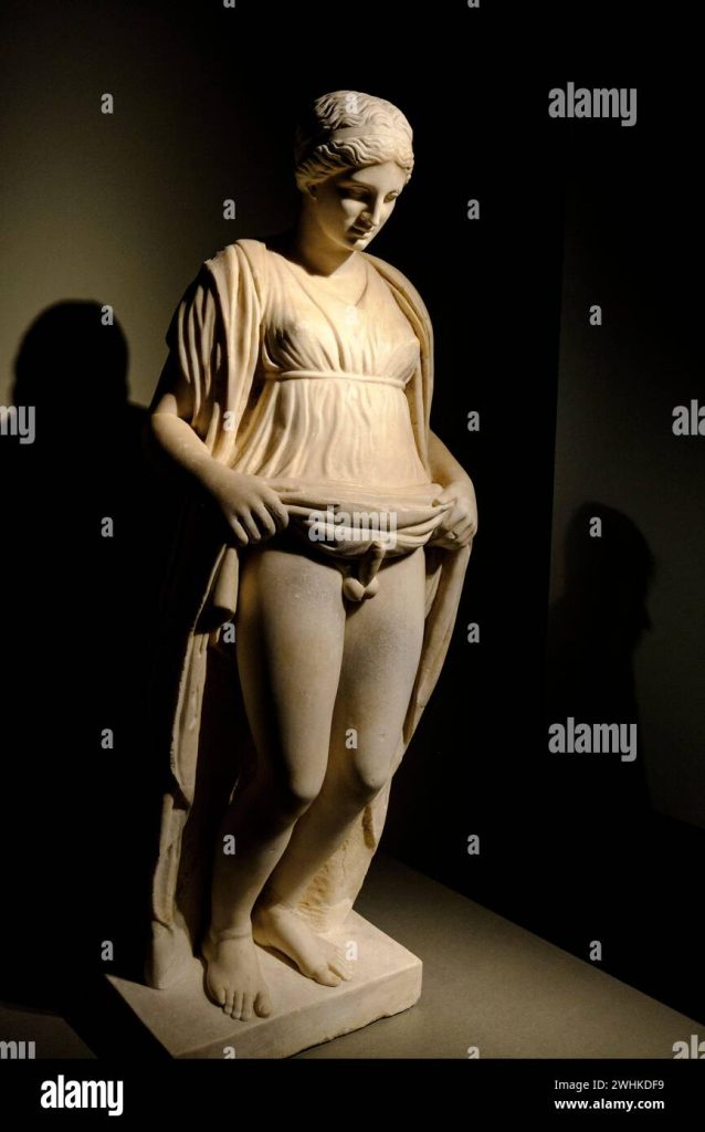 sculpture-of-a-hermaphrodite-in-ancient-rome-2WHKDF9
