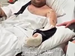 Hero gets massive payday, shows bandaids