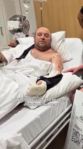 Hero gets massive payday, shows bandaids