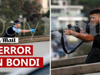 Bondi Beach shooting captured on video