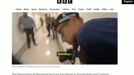 Fake staged ICE officer assault case