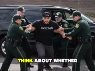 Glowie earns following pretending to get arrested by ICE