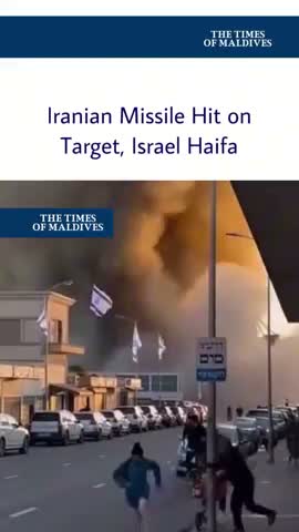 Haifa hit with Iranian AI bombs