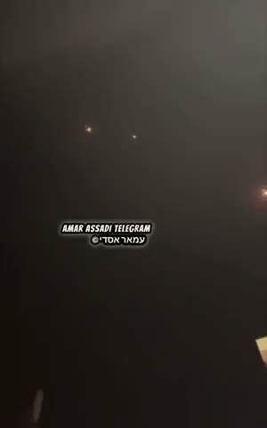 Firework show in Northern Israel