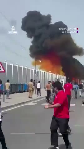 World's slowest missile pretends to fall in Qatar