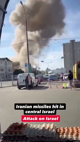 Fake missile floats into building in Israel