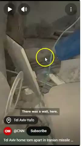 Fake bombed out home in Tel Aviv