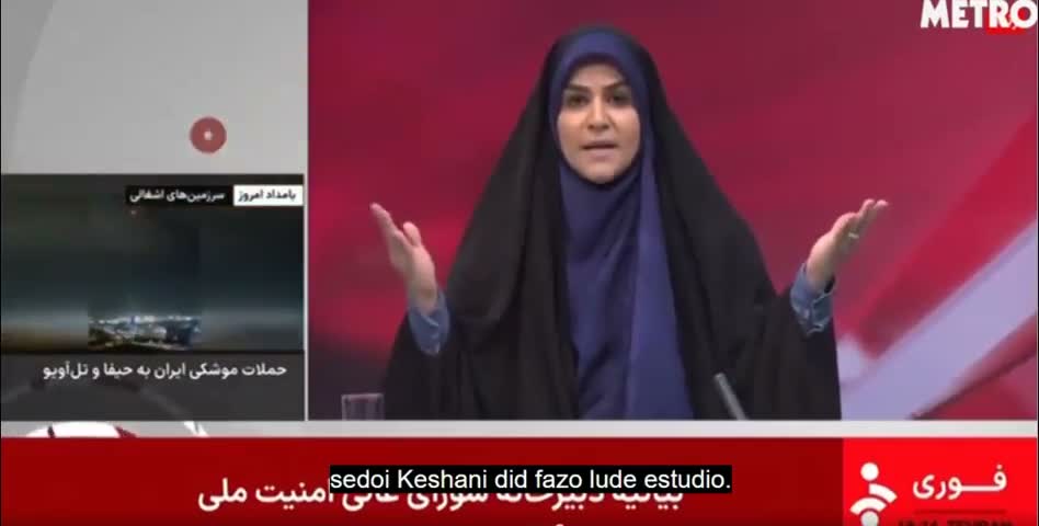 Fake bombing of Iran TV station live on air