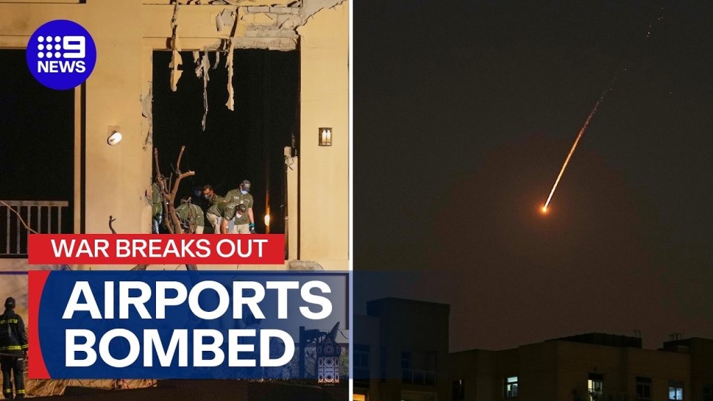 Hotels and airports bombed as Iran strikes back