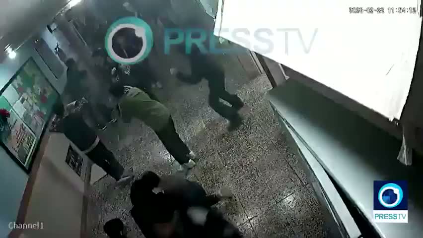 Supposedly the moment of the school attack in Iran