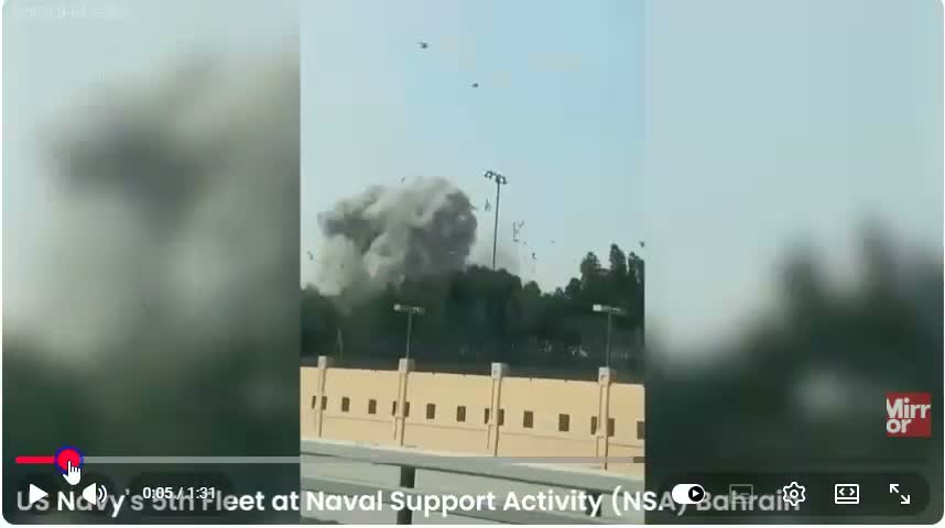 Iran retaliates with convenient footage