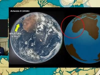 The continents are always too big on the fake ball earth images