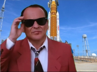 See through the moon