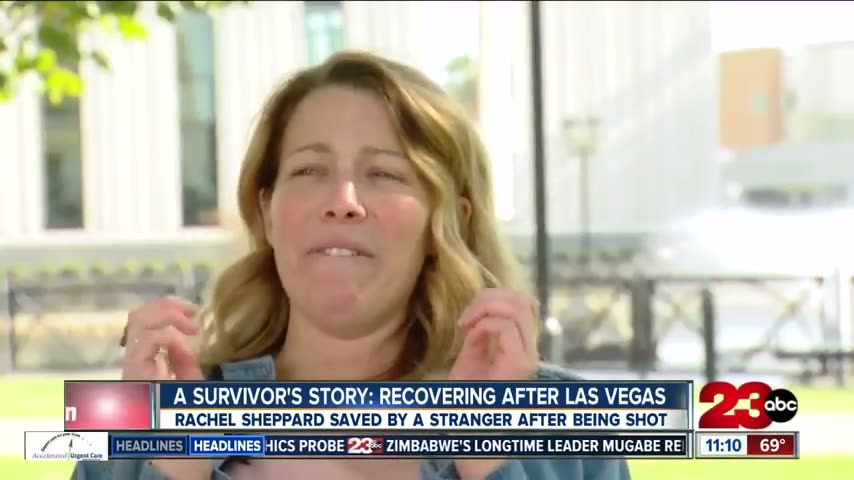 Rachel was supposedly shot 3 times in Vegas