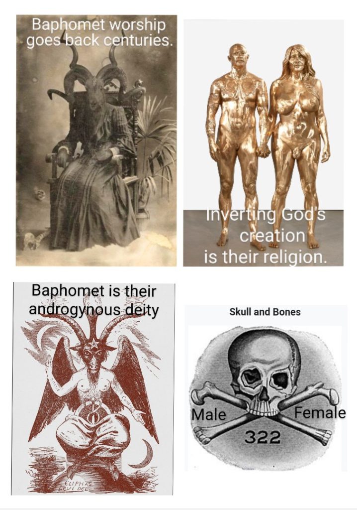 Baphomet is half male half female