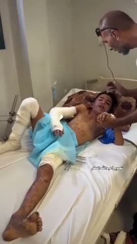 10 year old boy has already perfected the art of the Gaza street hustle