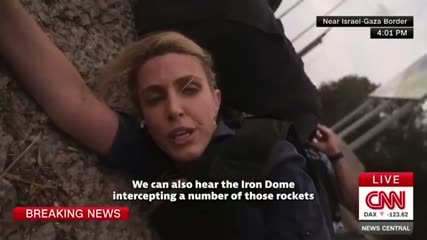 CNN reporter roleplaying in Palestine