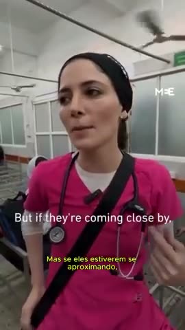 Dr Nada trying not to smile while telling whoppers