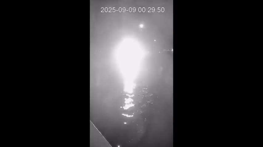 Fake drone strike on Greta's boat