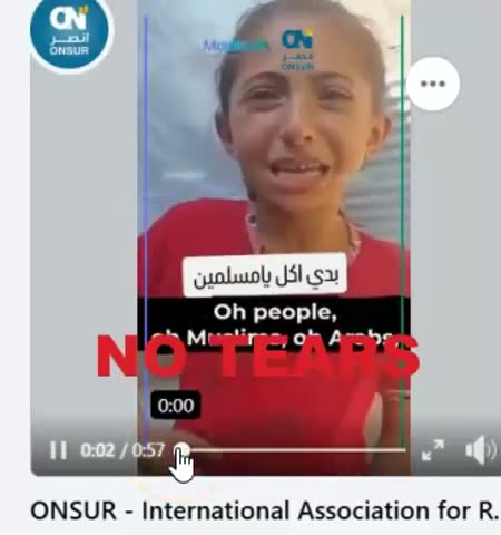 No tears in Gaza