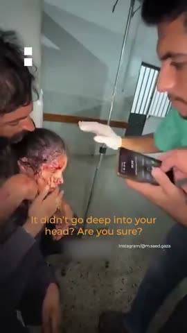 Girl stops bullet with her hair