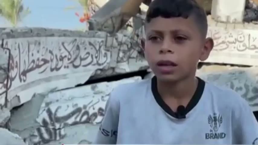 Gaza fresh haircut boy